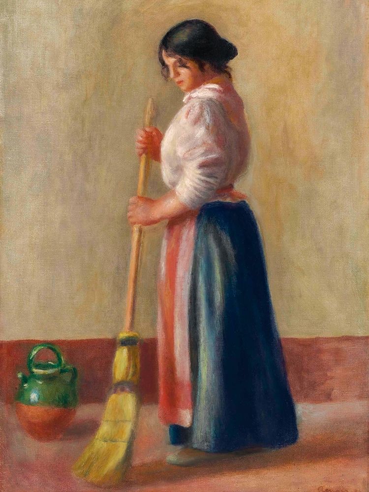 The Sweeper art print by Pierre-Auguste Renoir for $57.95 CAD