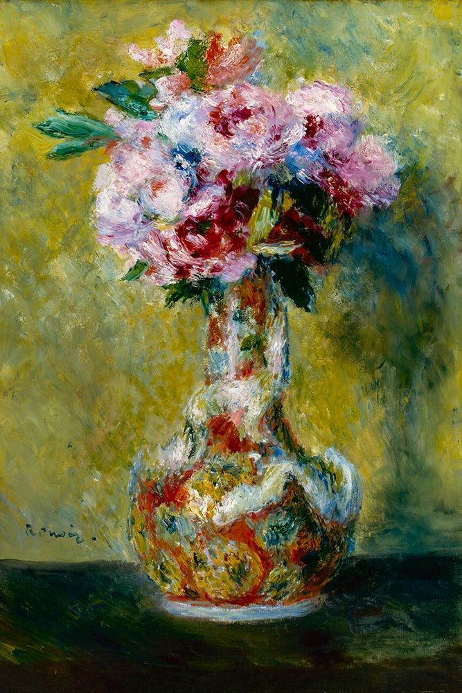 Bouquet in a Vase art print by Pierre-Auguste Renoir for $57.95 CAD