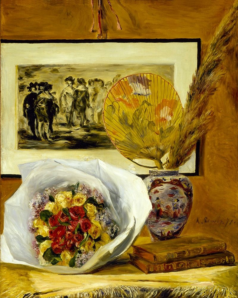 Still Life with Bouquet art print by Pierre-Auguste Renoir for $57.95 CAD