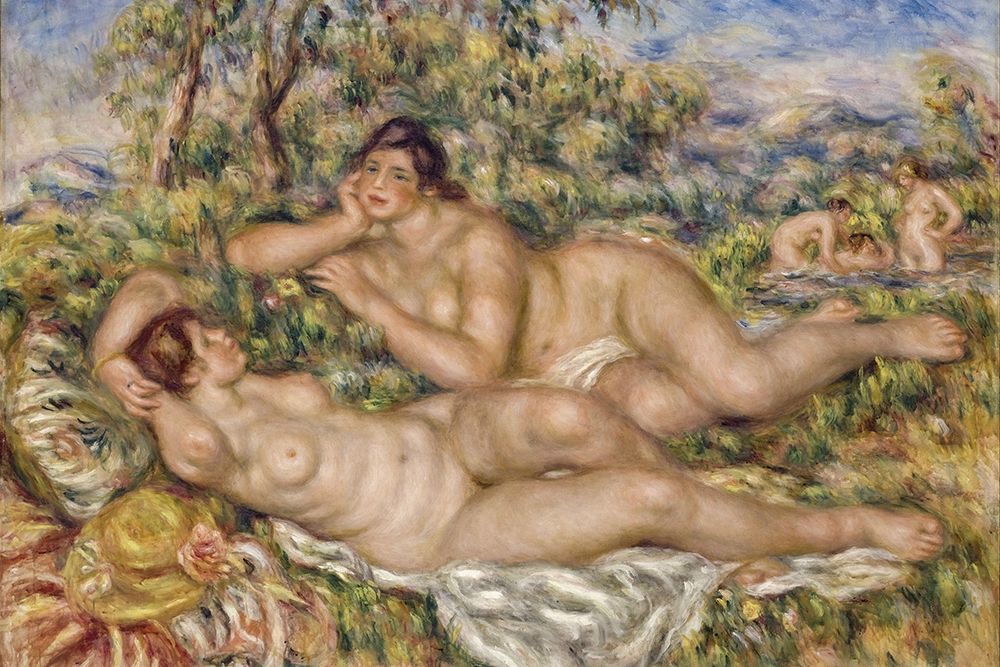 The Bathers art print by Pierre-Auguste Renoir for $57.95 CAD