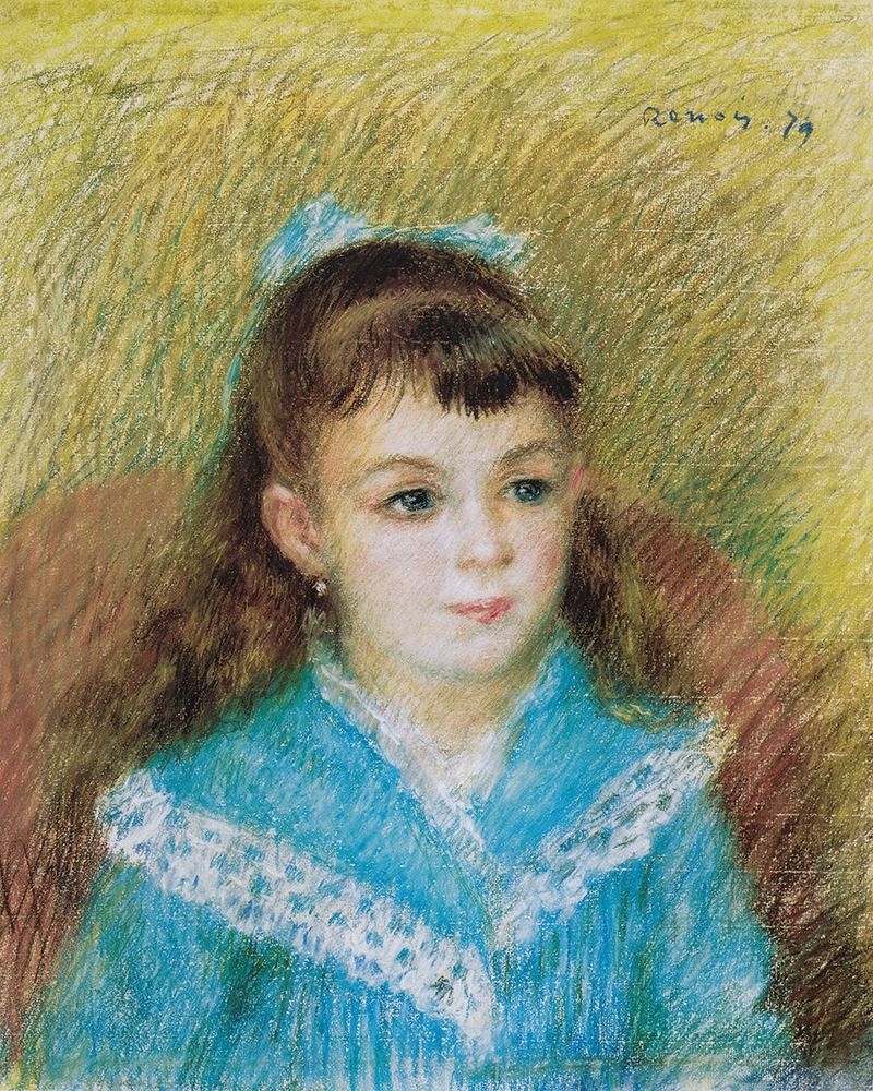 Portrait of a Young Girl, Elisabeth Maitre 1879 art print by Pierre-Auguste Renoir for $57.95 CAD