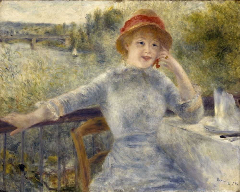 Alphonsine Fournaise art print by Pierre-Auguste Renoir for $57.95 CAD
