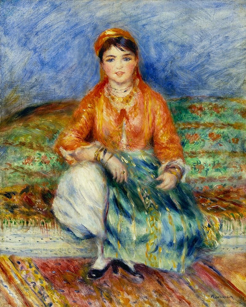Algerian Girl art print by Pierre-Auguste Renoir for $57.95 CAD