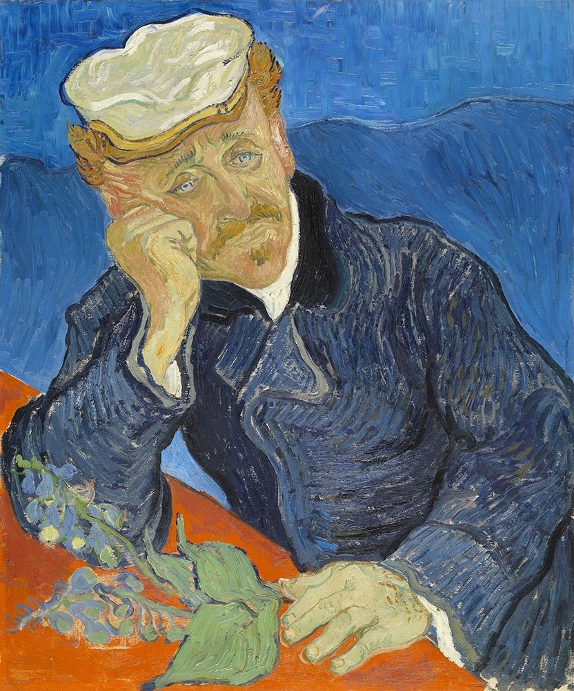 Dr Paul Gachet art print by Vincent van Gogh for $57.95 CAD