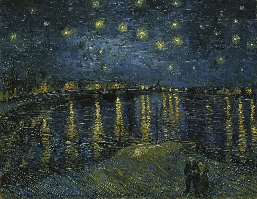 Starry Night art print by Vincent van Gogh for $57.95 CAD