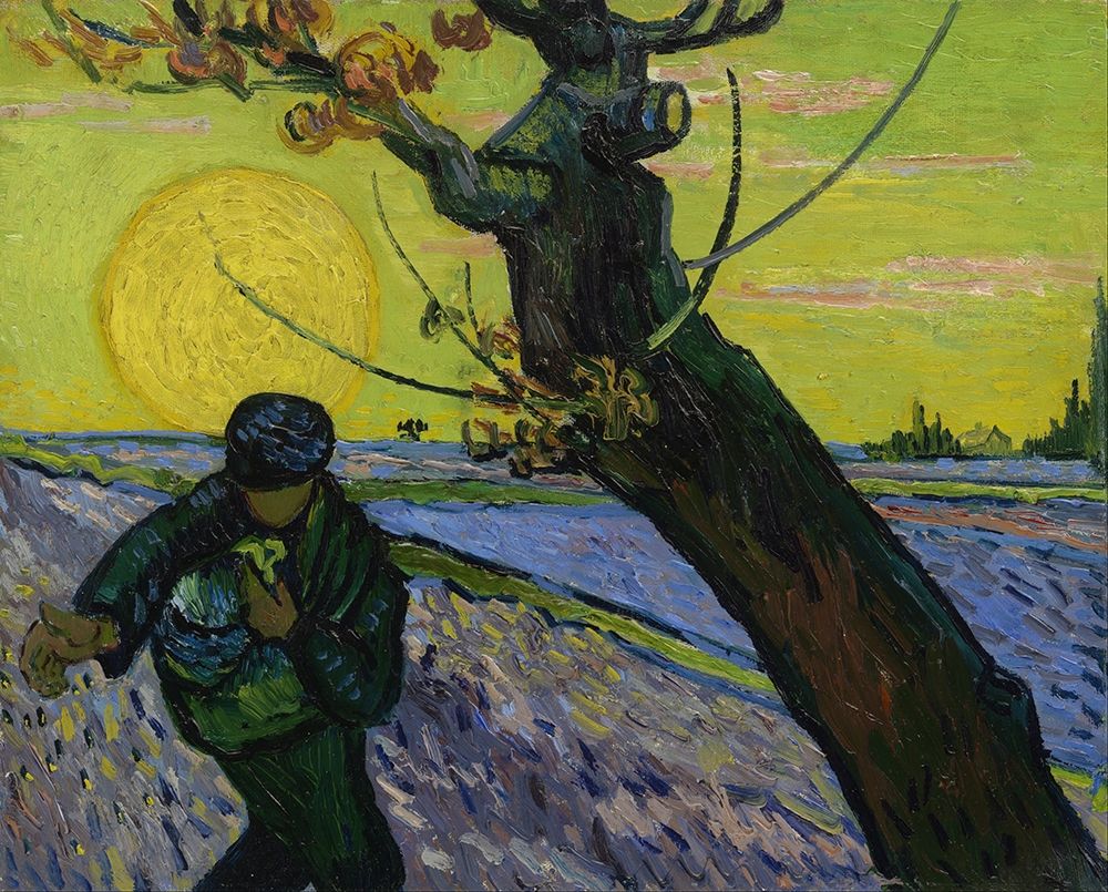 The sower art print by Vincent van Gogh for $57.95 CAD