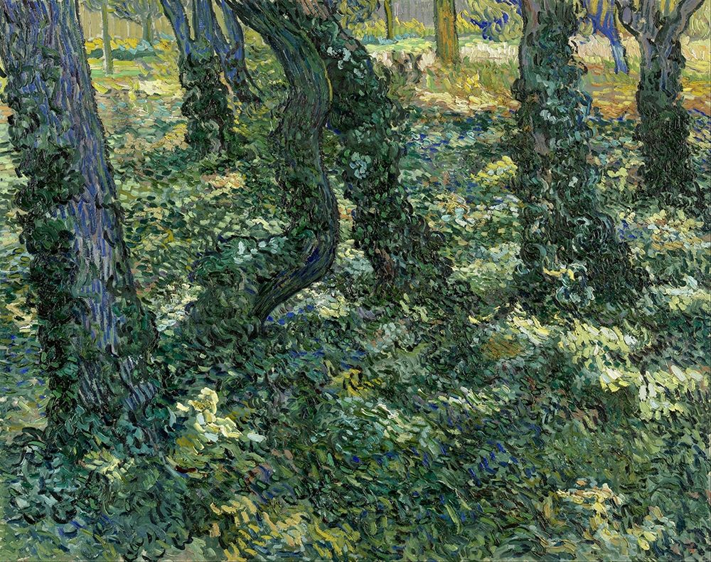 Undergrowth art print by Vincent van Gogh for $57.95 CAD