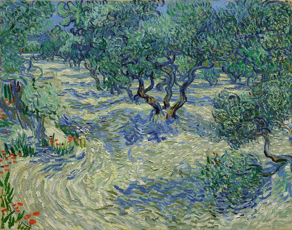 Olive Orchard art print by Vincent van Gogh for $57.95 CAD