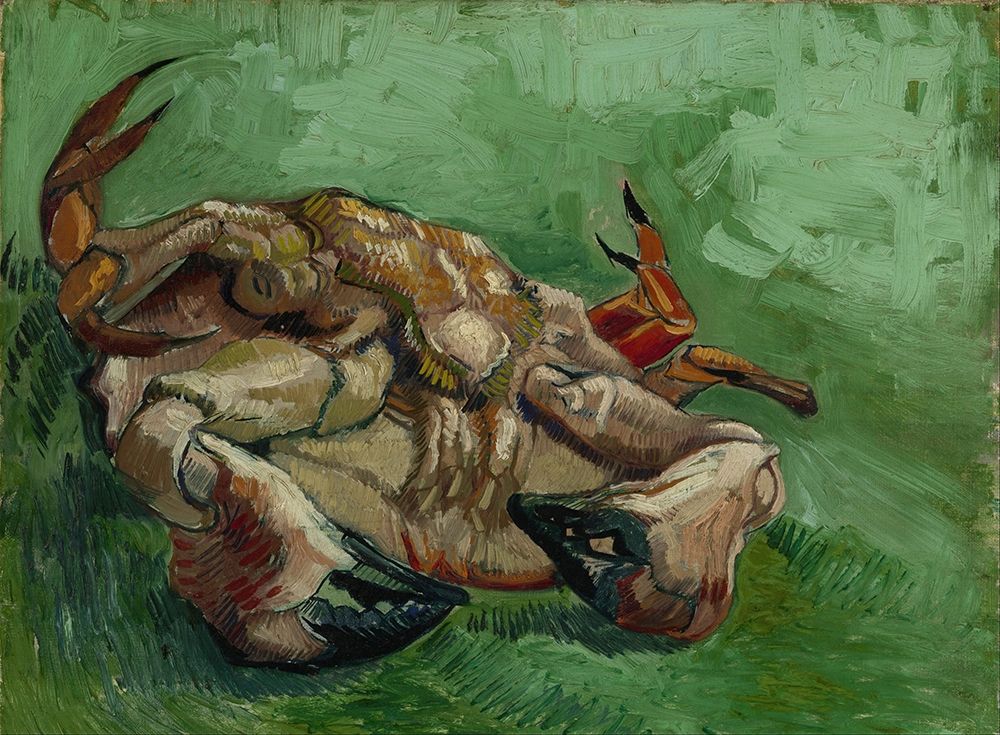 A crab on its back art print by Vincent van Gogh for $57.95 CAD
