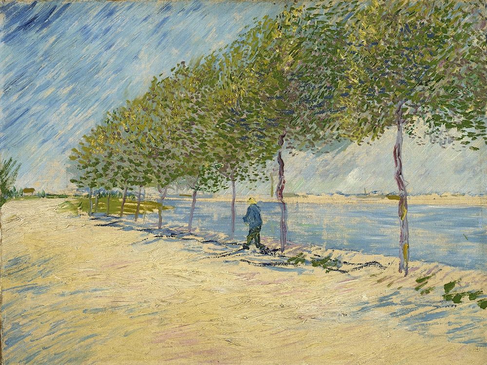 Along the Seine art print by Vincent van Gogh for $57.95 CAD