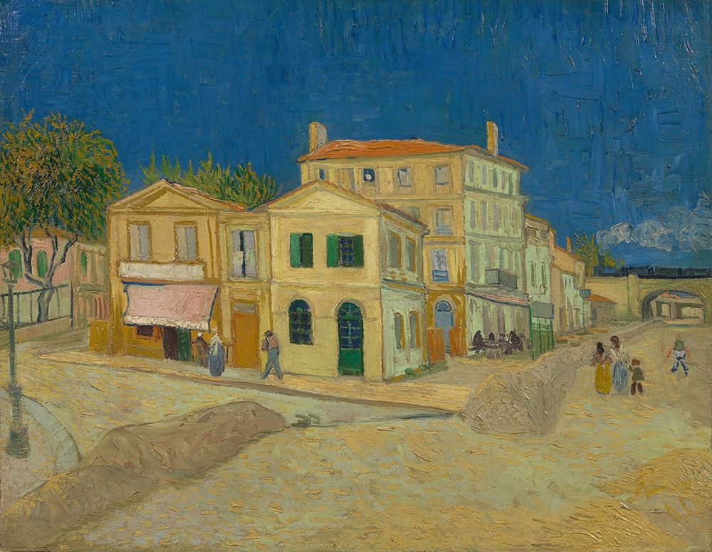 The yellow house art print by Vincent van Gogh for $57.95 CAD