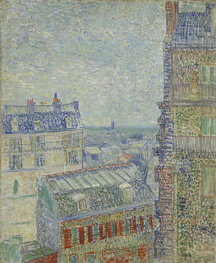 View from Theoâ€™s apartment art print by Vincent van Gogh for $57.95 CAD