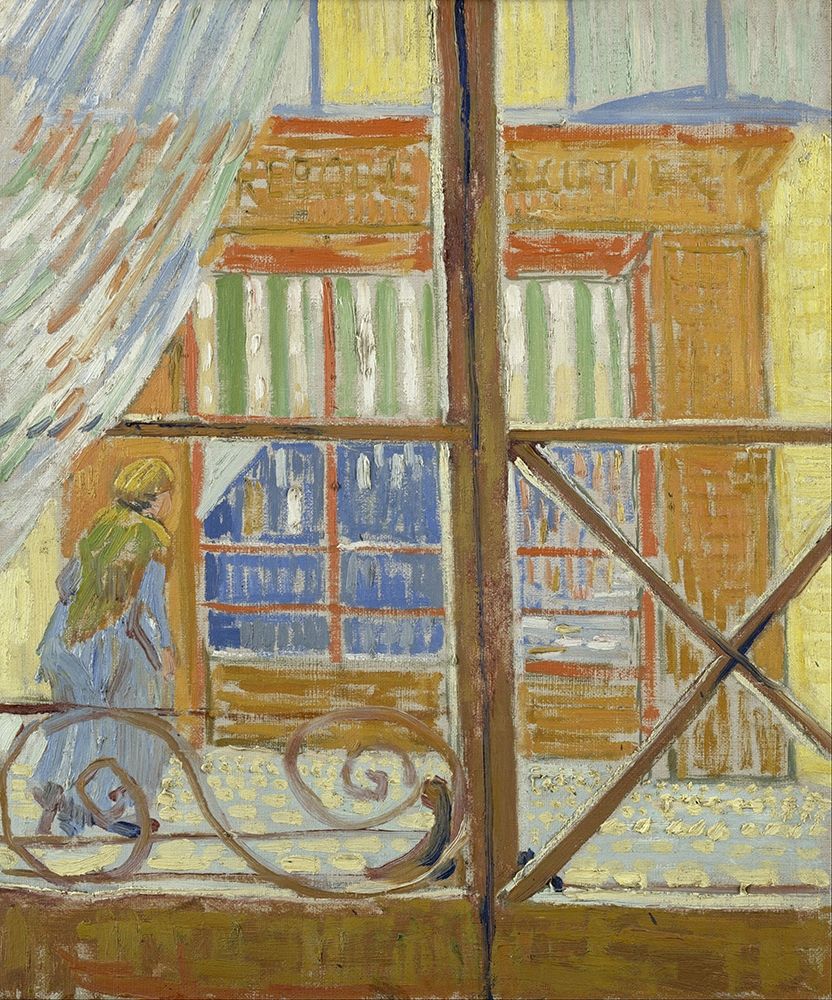 View of a butchers shop art print by Vincent van Gogh for $57.95 CAD