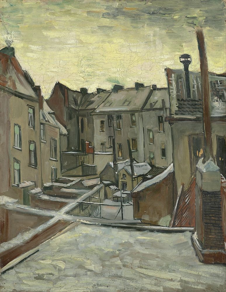 Houses seen from the back art print by Vincent van Gogh for $57.95 CAD