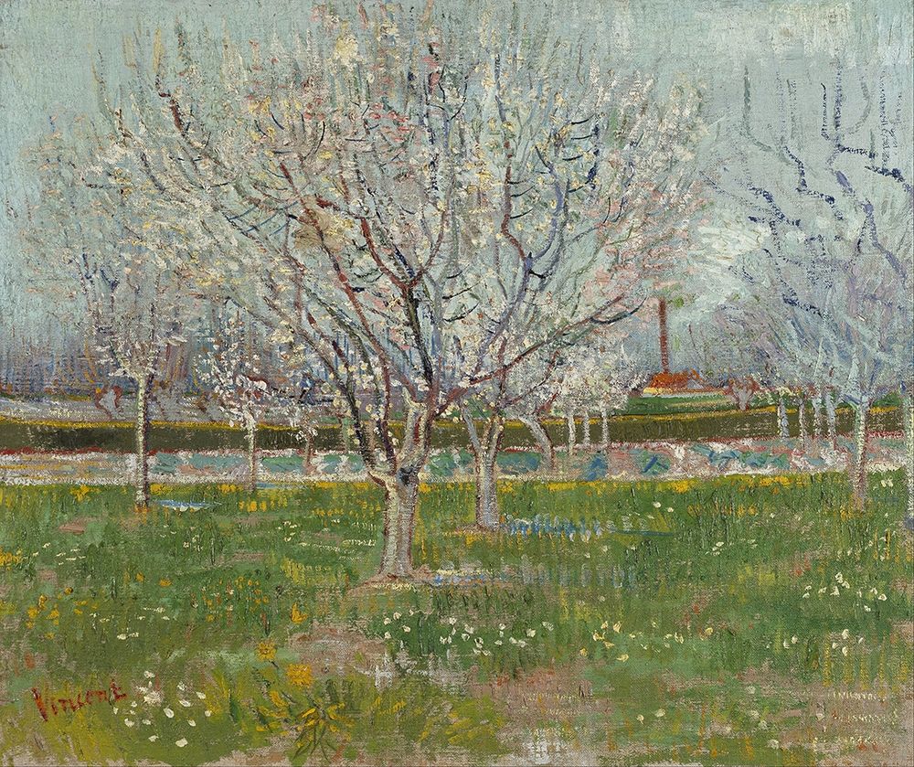 Orchard in Blossom art print by Vincent van Gogh for $57.95 CAD