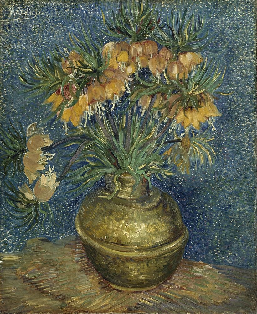 Imperial Fritillaries in a Copper Vase art print by Vincent van Gogh for $57.95 CAD