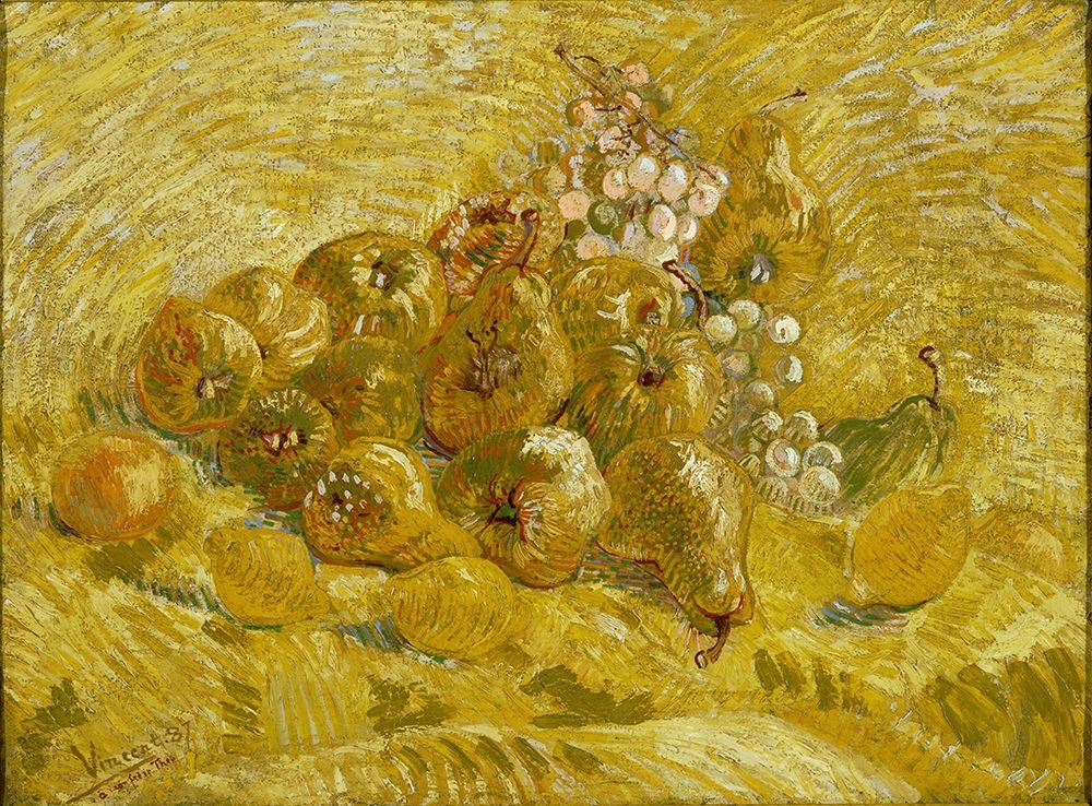 Quinces, lemons, pears and grapes art print by Vincent van Gogh for $57.95 CAD