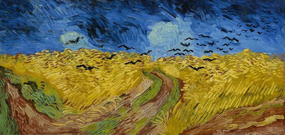 Wheat Field with Crows art print by Vincent van Gogh for $57.95 CAD