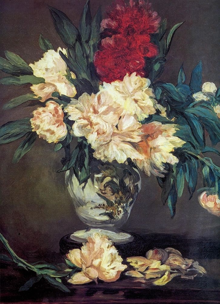 Vase of Peonies art print by Edouard Manet for $57.95 CAD
