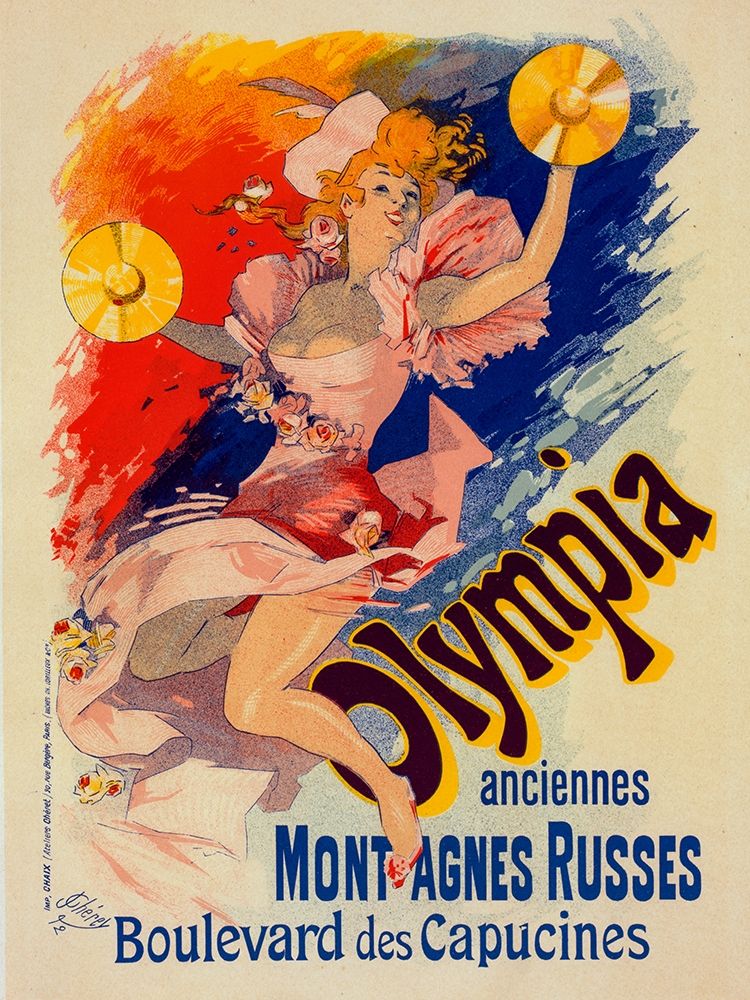 Olympia Plate 133 art print by Jules Cheret for $57.95 CAD