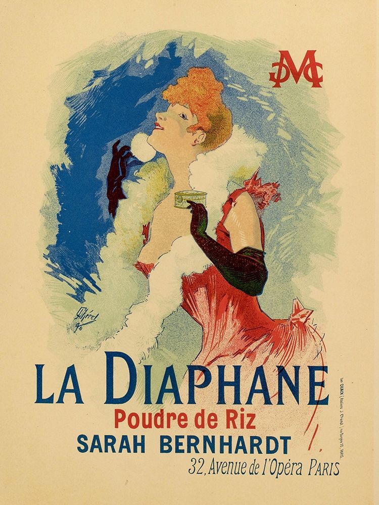 La Diaphane art print by Jules Cheret for $57.95 CAD