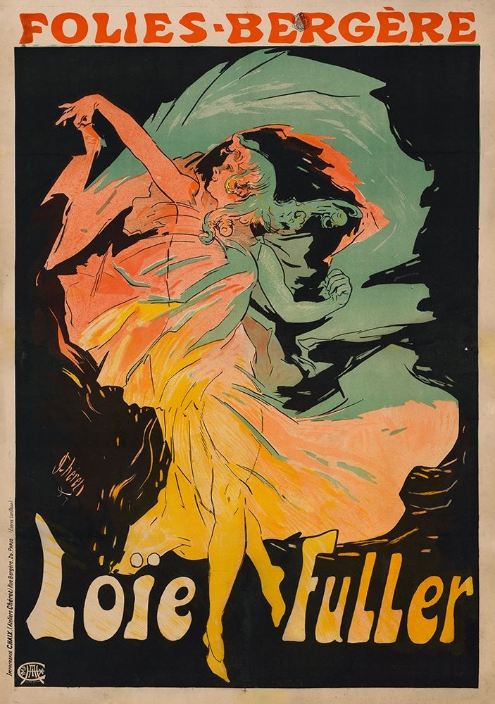 Folie Berger Loie Fuller art print by Jules Cheret for $57.95 CAD