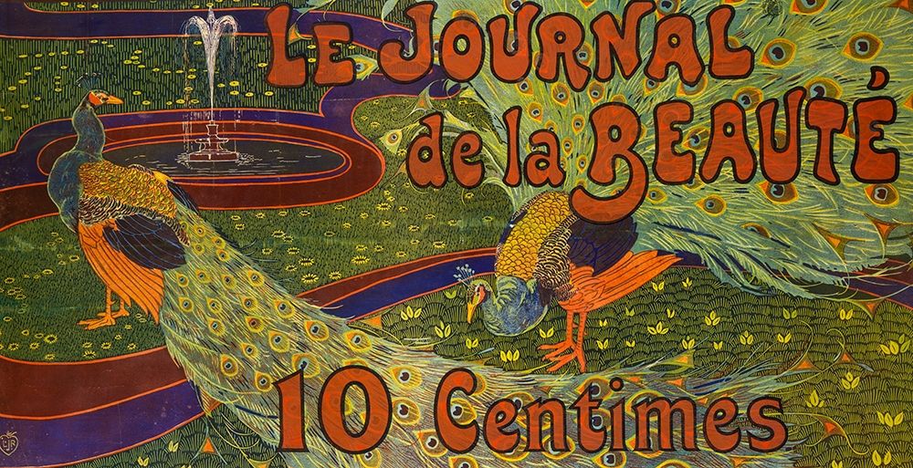 Le Journal de la Beaute art print by Jules Cheret for $57.95 CAD