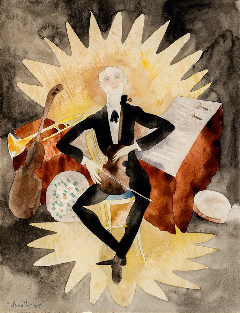 Musician art print by Charles Demuth for $57.95 CAD