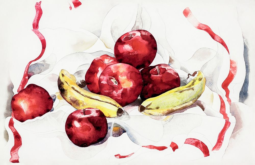 Still Life with Apples and Bananas art print by Charles Demuth for $57.95 CAD