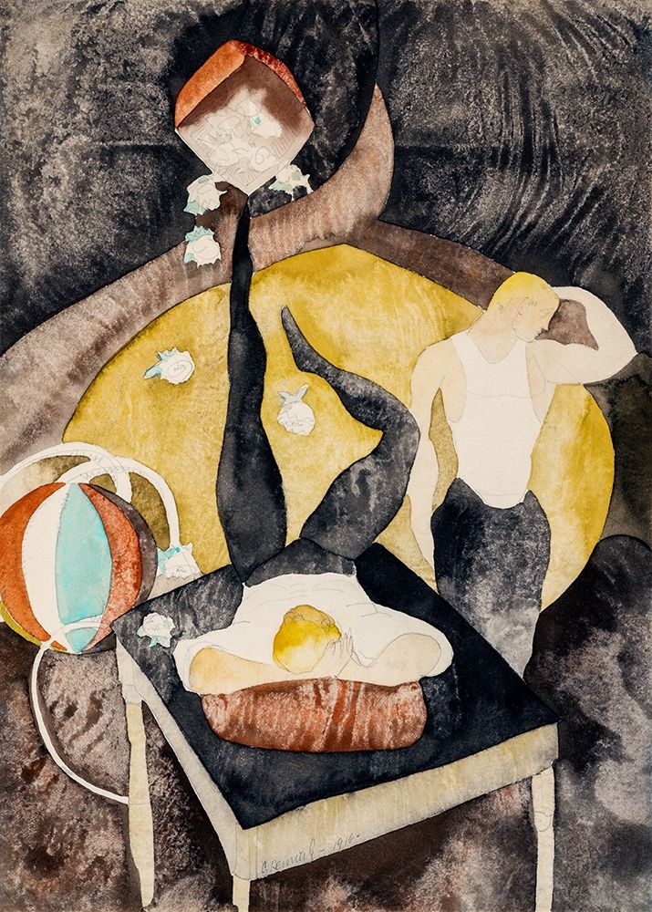 In Vaudeville-Two Acrobat-Jugglers art print by Charles Demuth for $57.95 CAD