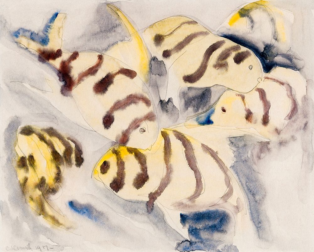Fish Series-No. 3 art print by Charles Demuth for $57.95 CAD