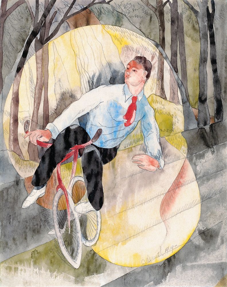 In Vaudeville-the Bicycle Rider art print by Charles Demuth for $57.95 CAD