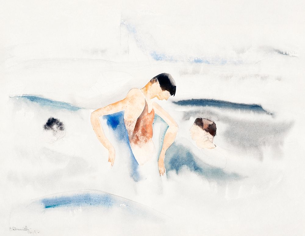 Three Figures in Water art print by Charles Demuth for $57.95 CAD