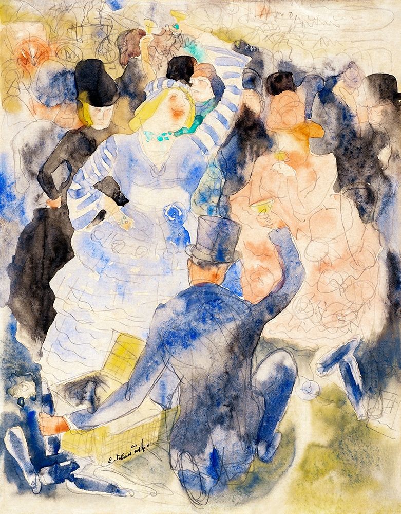 Nana at the Races art print by Charles Demuth for $57.95 CAD