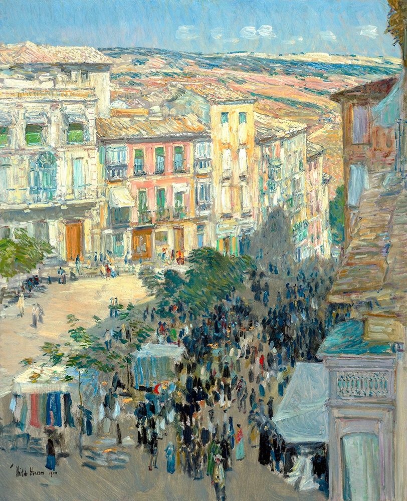 View of a Southern French City art print by Childe Hassam for $57.95 CAD
