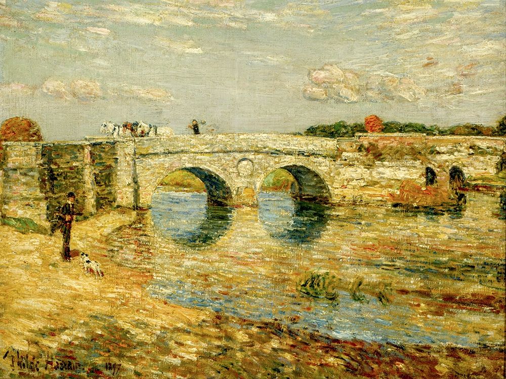 Bridge Over the Stour art print by Childe Hassam for $57.95 CAD