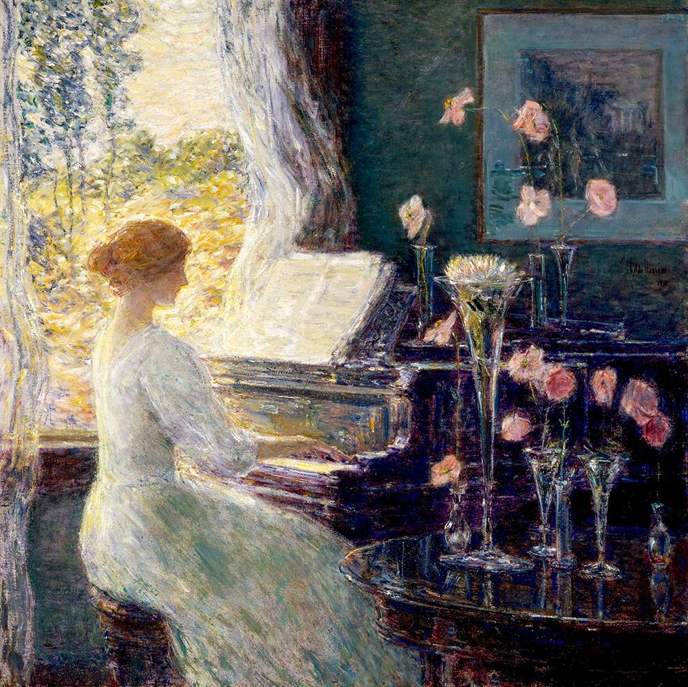 The Sonata art print by Childe Hassam for $57.95 CAD