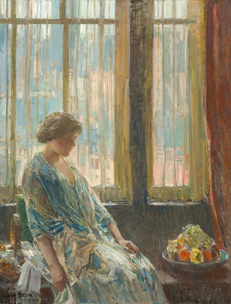 The New York Window art print by Childe Hassam for $57.95 CAD