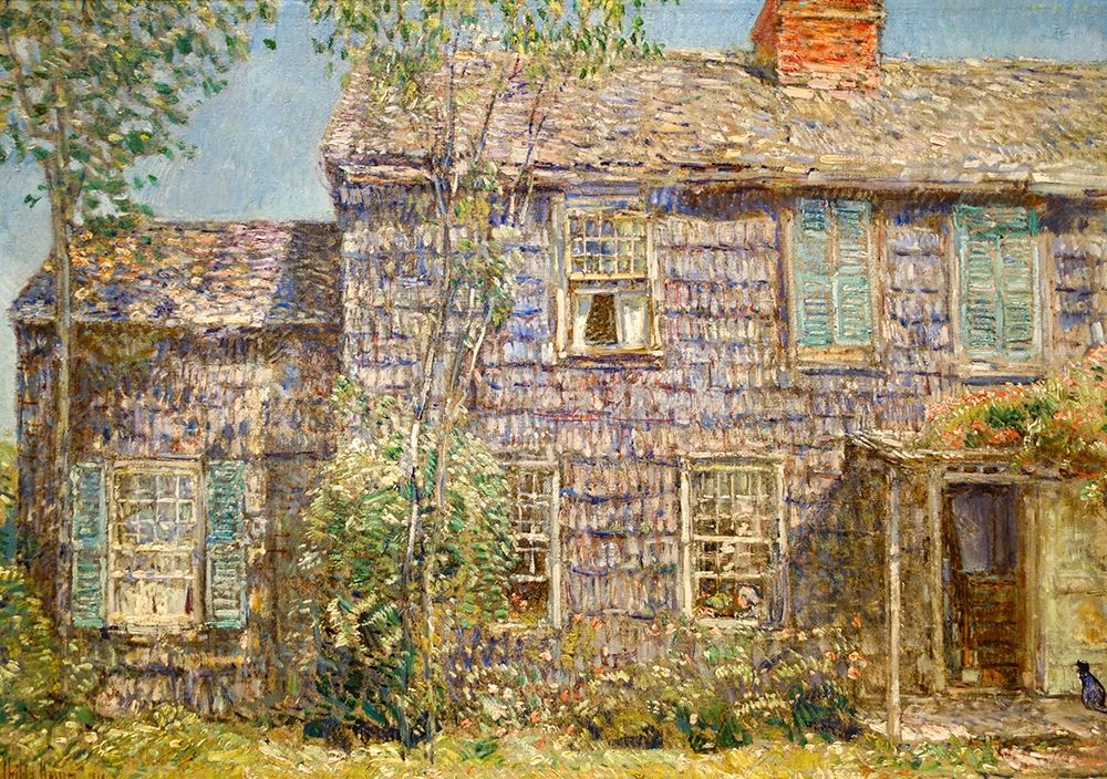 Old House-Easthampton-Long Island art print by Childe Hassam for $57.95 CAD