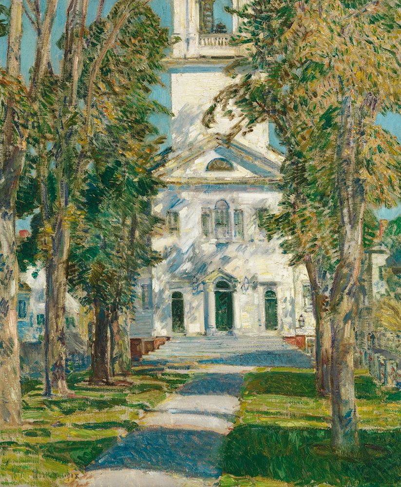 The Church at Gloucester art print by Childe Hassam for $57.95 CAD