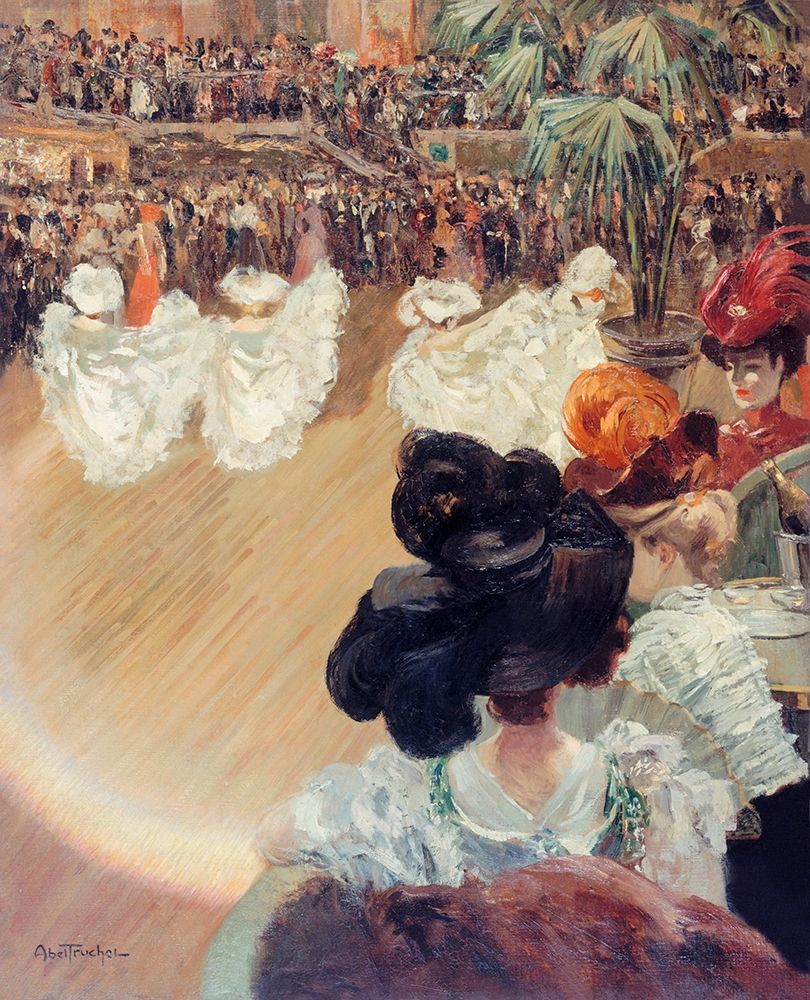 Quadrille at the Tabarin Ball art print by Louis Abel-Truchet for $57.95 CAD