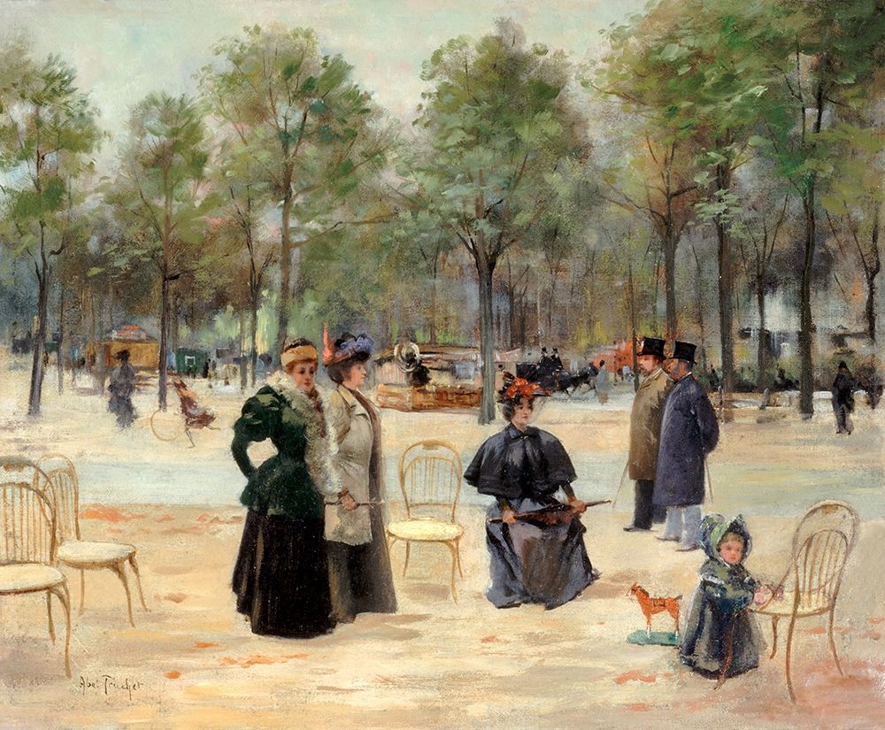 To the Champs Elysees art print by Louis Abel-Truchet for $57.95 CAD
