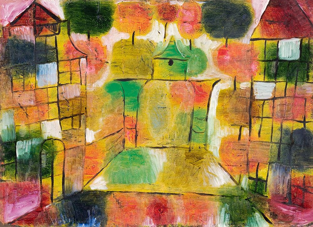 Tree and Architecture-Rhythms art print by Paul Klee for $57.95 CAD