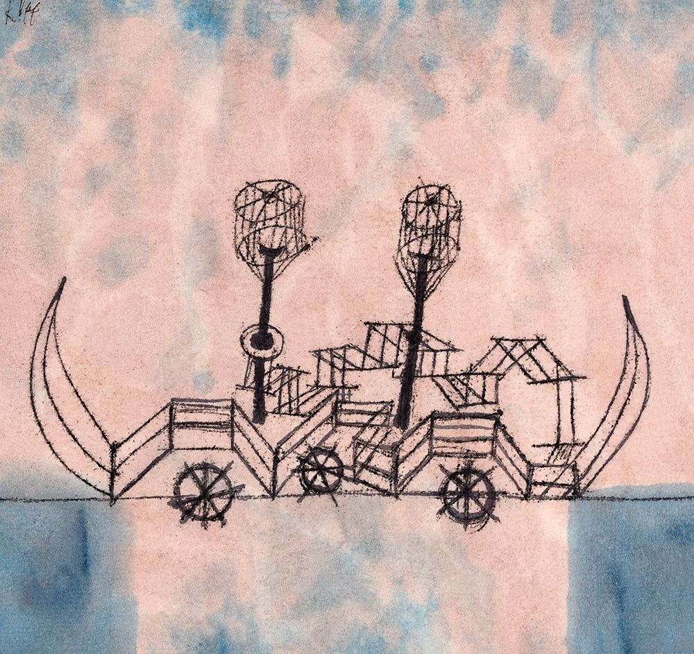Old Steamboat art print by Paul Klee for $57.95 CAD