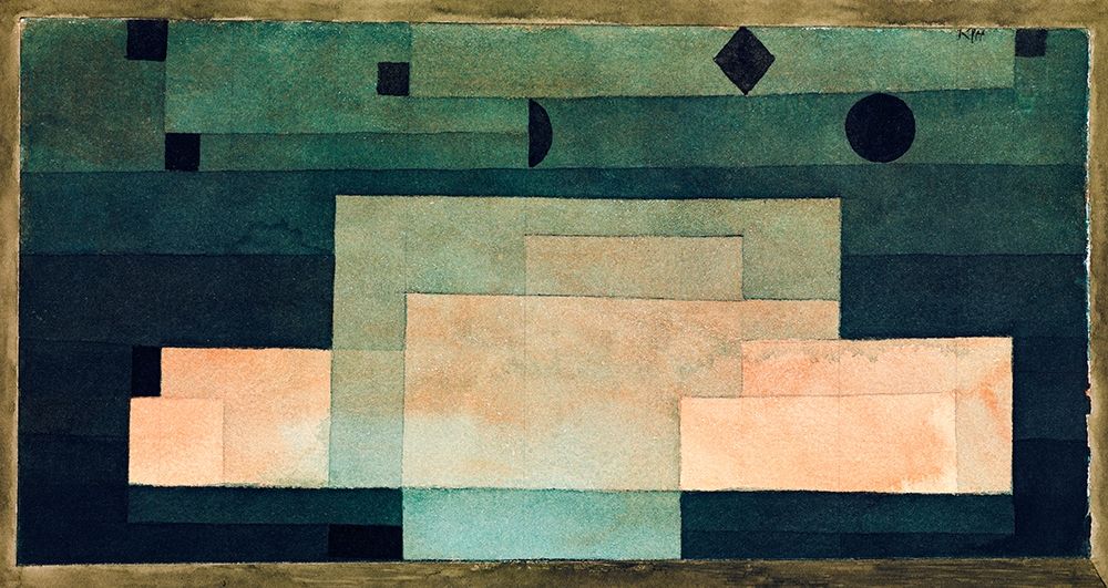 The Firmament Above the Temple art print by Paul Klee for $57.95 CAD