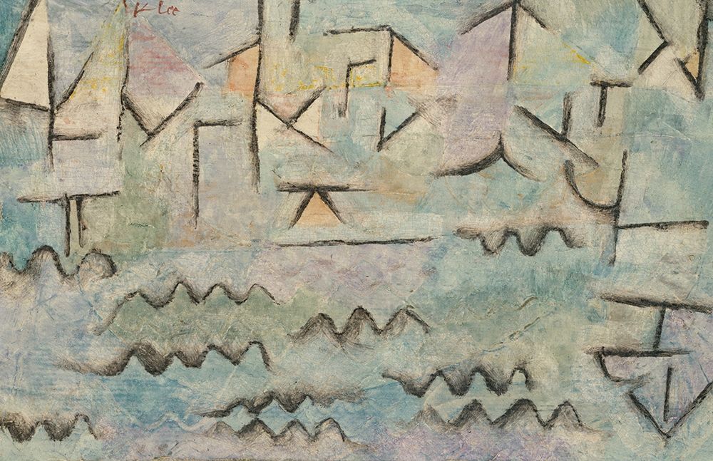 The Rhine at Duisburg art print by Paul Klee for $57.95 CAD