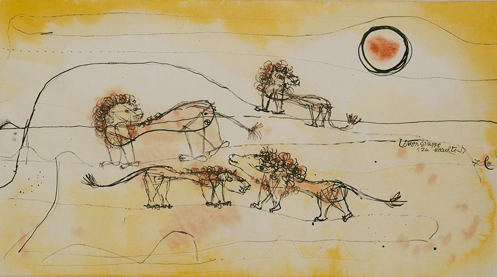 A Pride of Lions art print by Paul Klee for $57.95 CAD