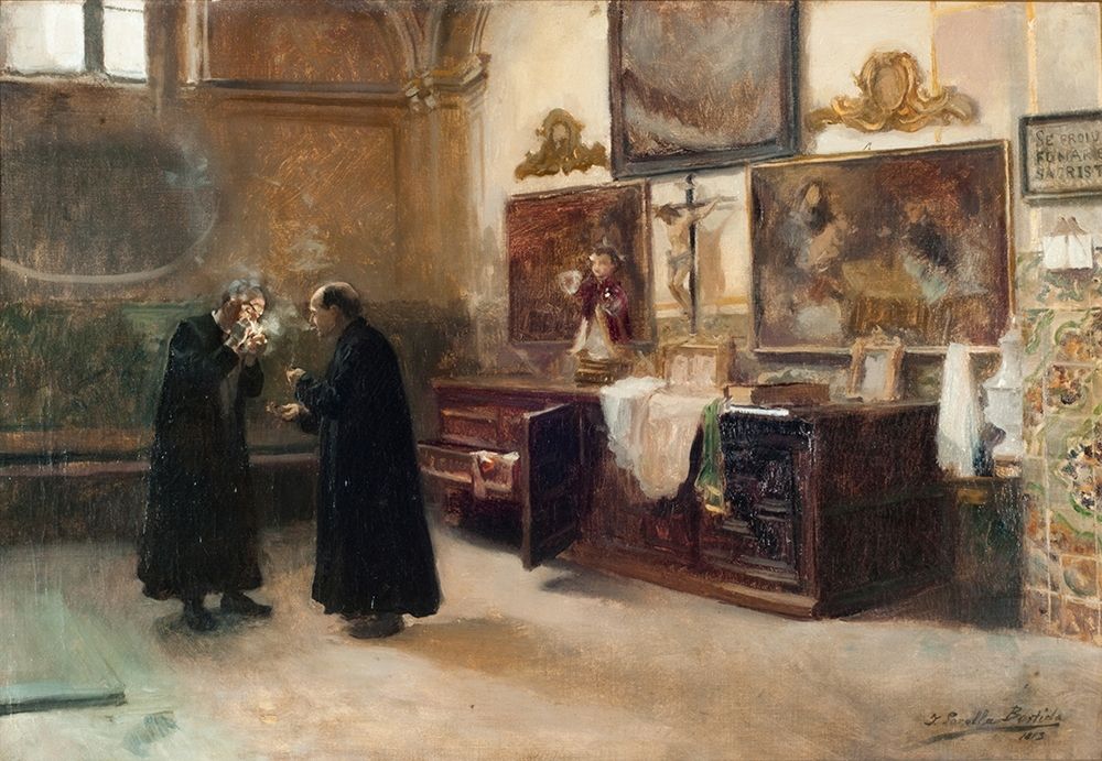 In the sacristy art print by Joaquin Sorolla for $57.95 CAD