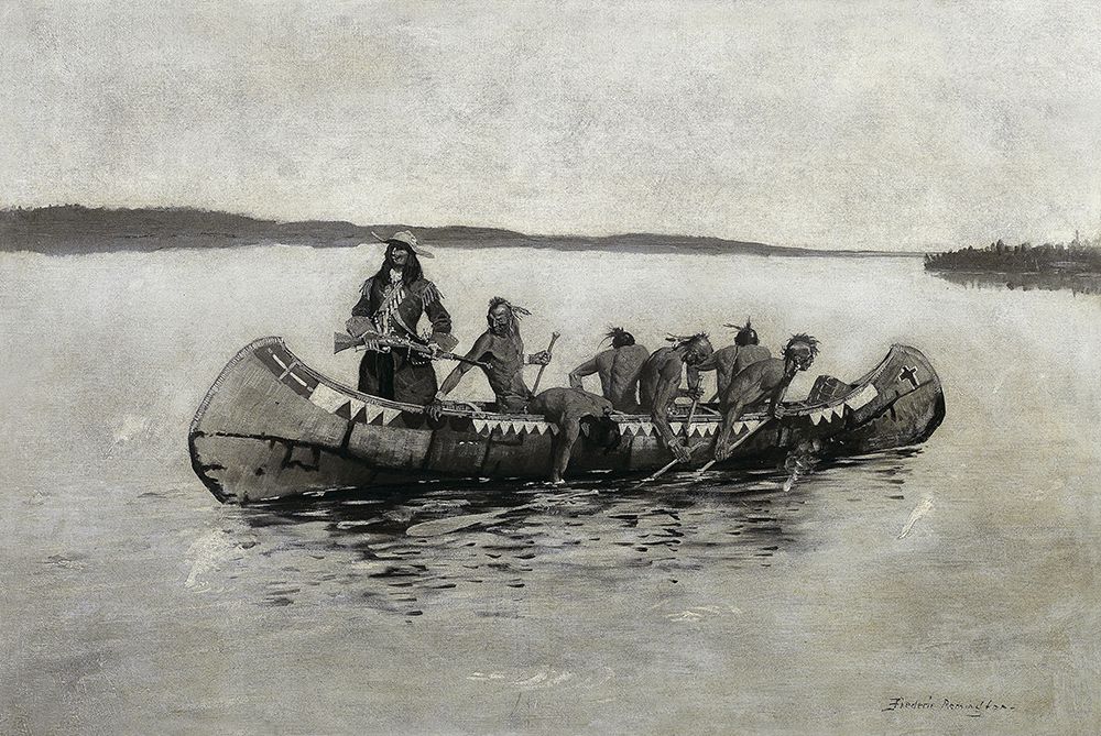 This Was a Fatal Embarkation art print by Frederic Remington for $57.95 CAD