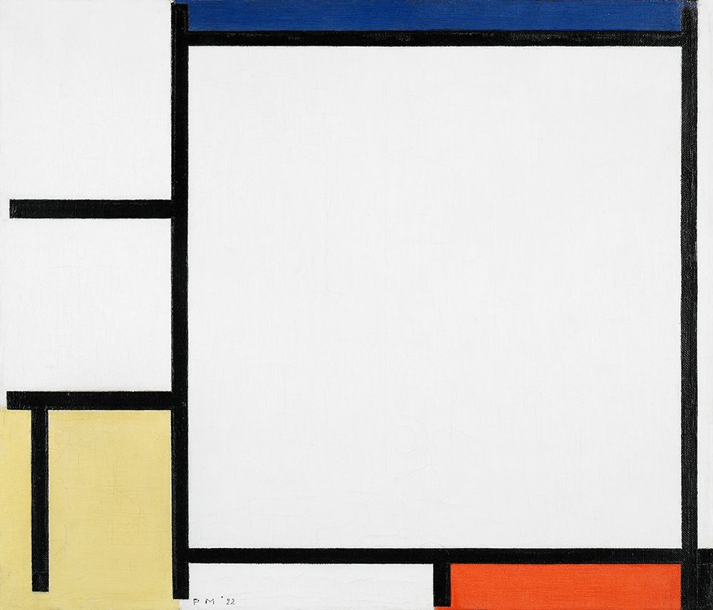 Composition with Blue-Red-Yellow-and Black art print by Piet Mondrian for $57.95 CAD